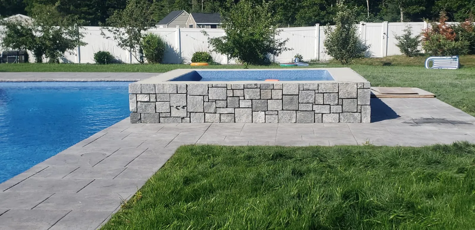Landscaping work